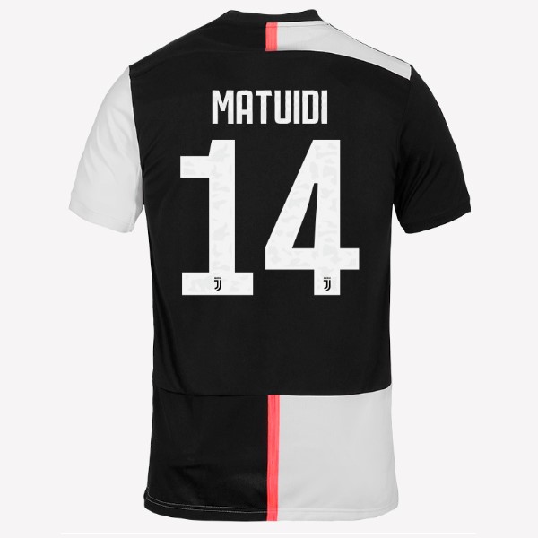 Camiseta Juventus NO.14 Matuidi 1ª Kit 2019 2020 Blanco Negro